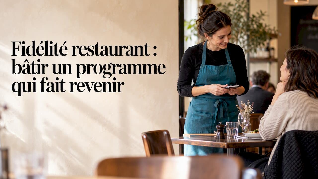 Fidélité restaurant : bâtir un programme qui fait revenir